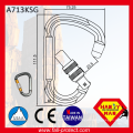 Hot Selling Screw Lock Aluminum Alloy Carabiner With Ce Certificate